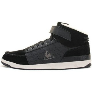 Le Coq Sportif Diamond Lamy Noir - Chaussures Basket Montante Homme France Métropolitaine